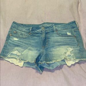 American Eagle Stretch Jean Shorts